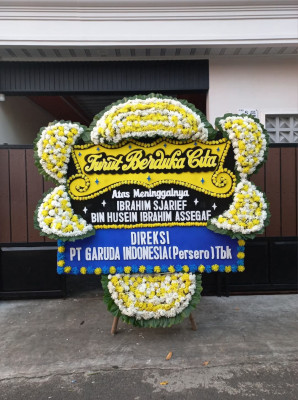 Papan Bunga Duka di Kampung Baru Raya